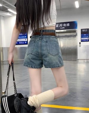 super short denim pants for woman
