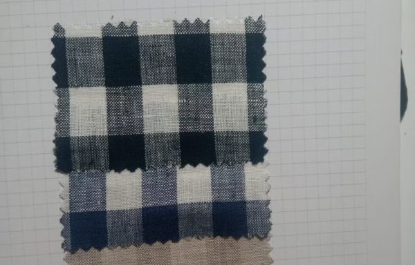 PURE LINEN YARN DYED CHECKS